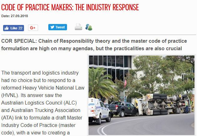 Code Of Practice Makers: The Industry response